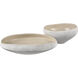 Greer 12 X 6.5 inch Bowl in Beige