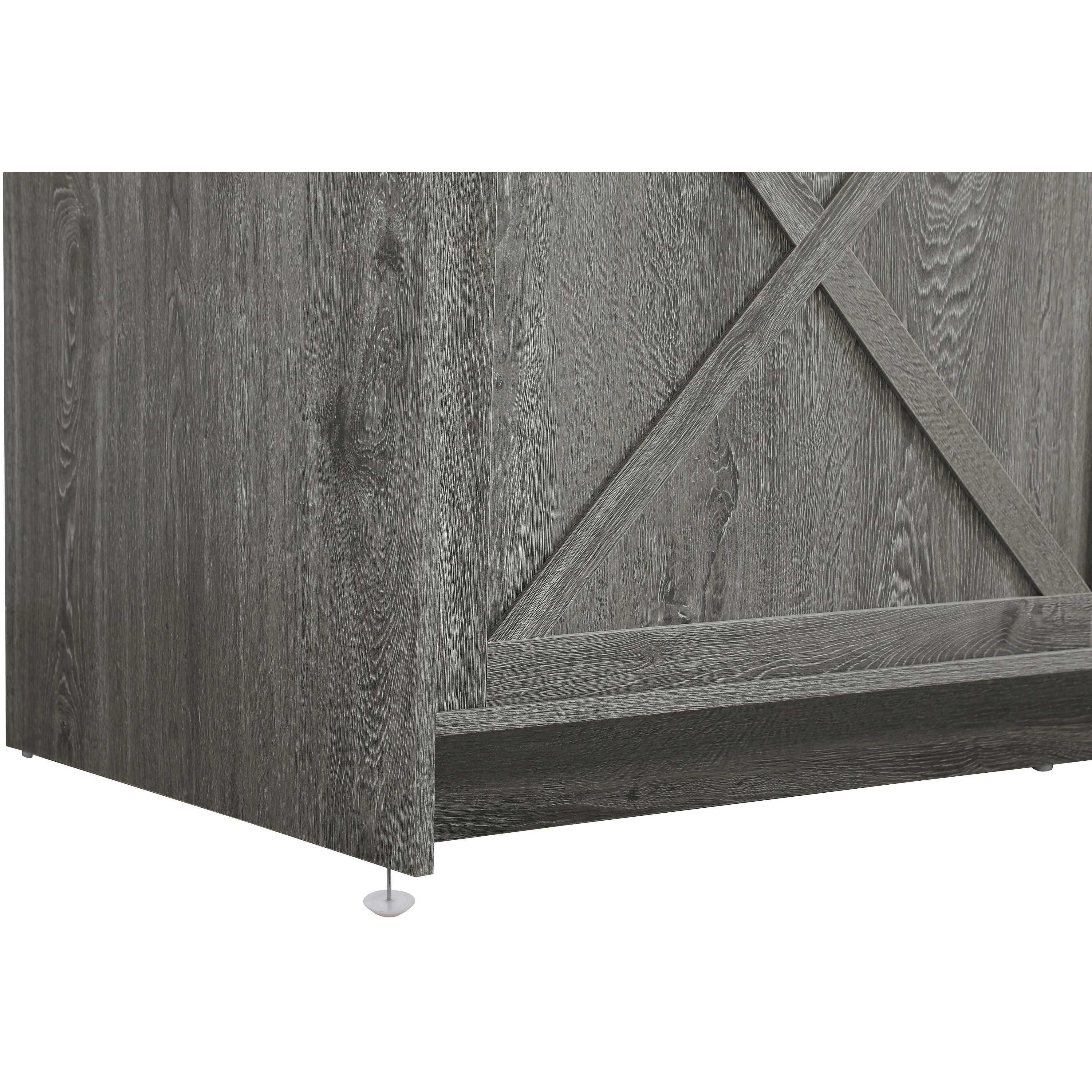Austin 72 X 34 inch Rustic Grey Bathroom Vanity Cabinet