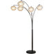 Bloom 90 inch 14 watt Black Nickel Arc Floor Lamp Portable Light