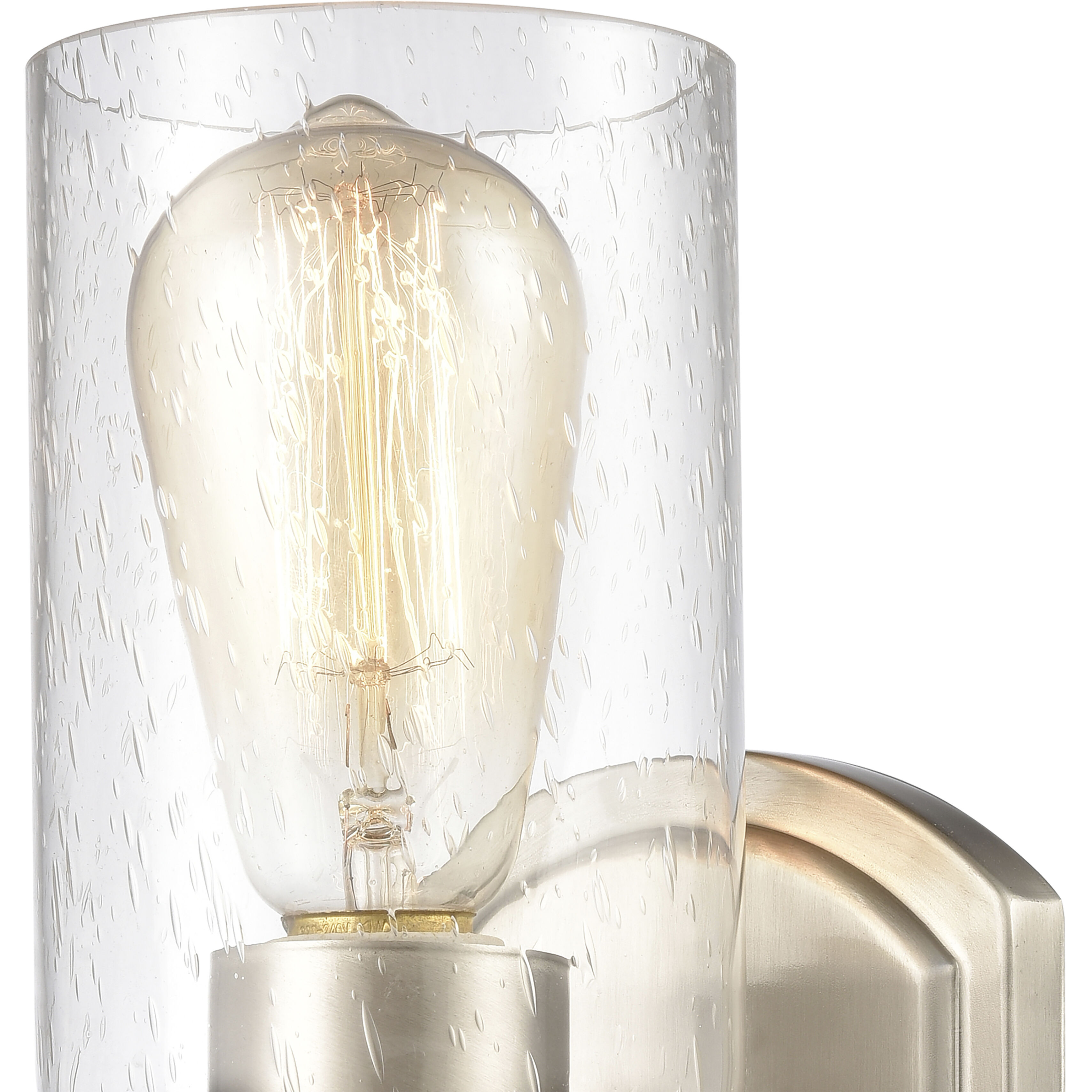 Market Square 1 Light 5 inch Brushed Nickel Vanity Light Wall Light