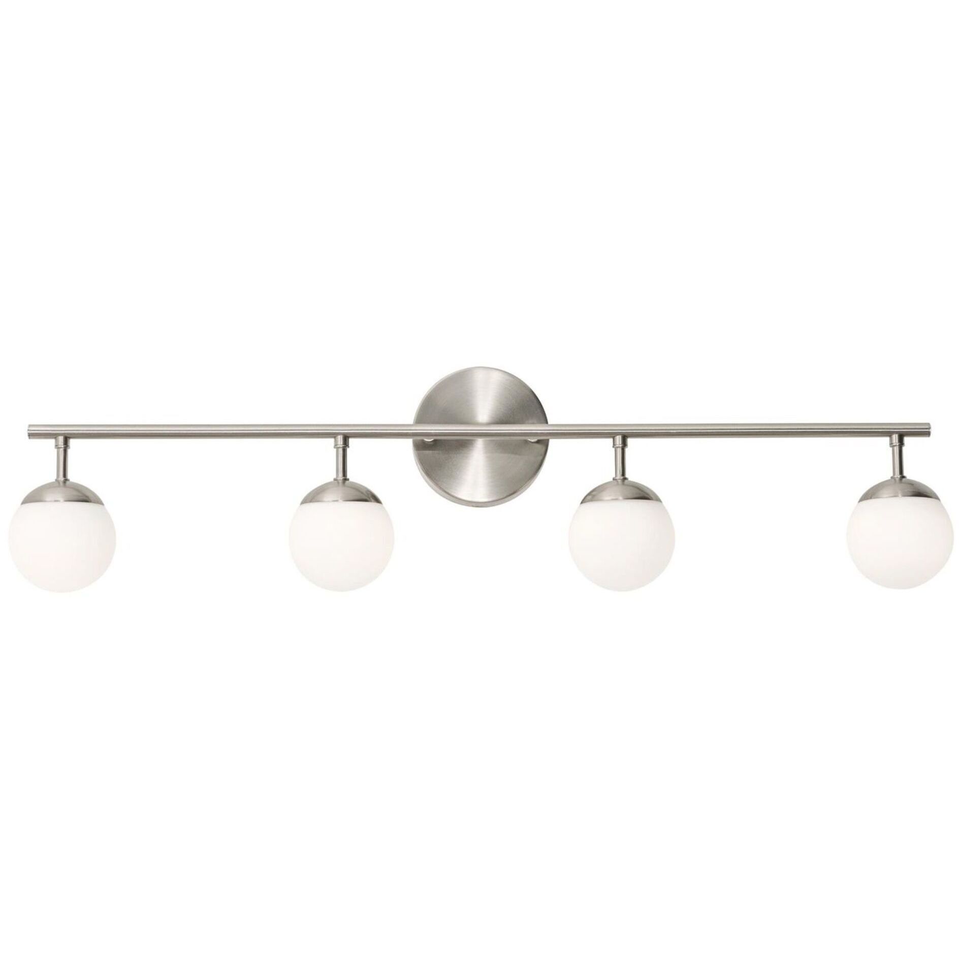 Pearl 4 Light 32 inch Satin Nickel Vanity Light Wall Light