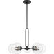 Codyn 5 Light 26 inch Midnight Black Chandelier Ceiling Light