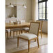 Santos Sea Sand and Satin Brass and Liller Malt Side Chair