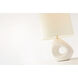 AERIN Paco 31 inch 100 watt Marion White Table Lamp Portable Light, Large