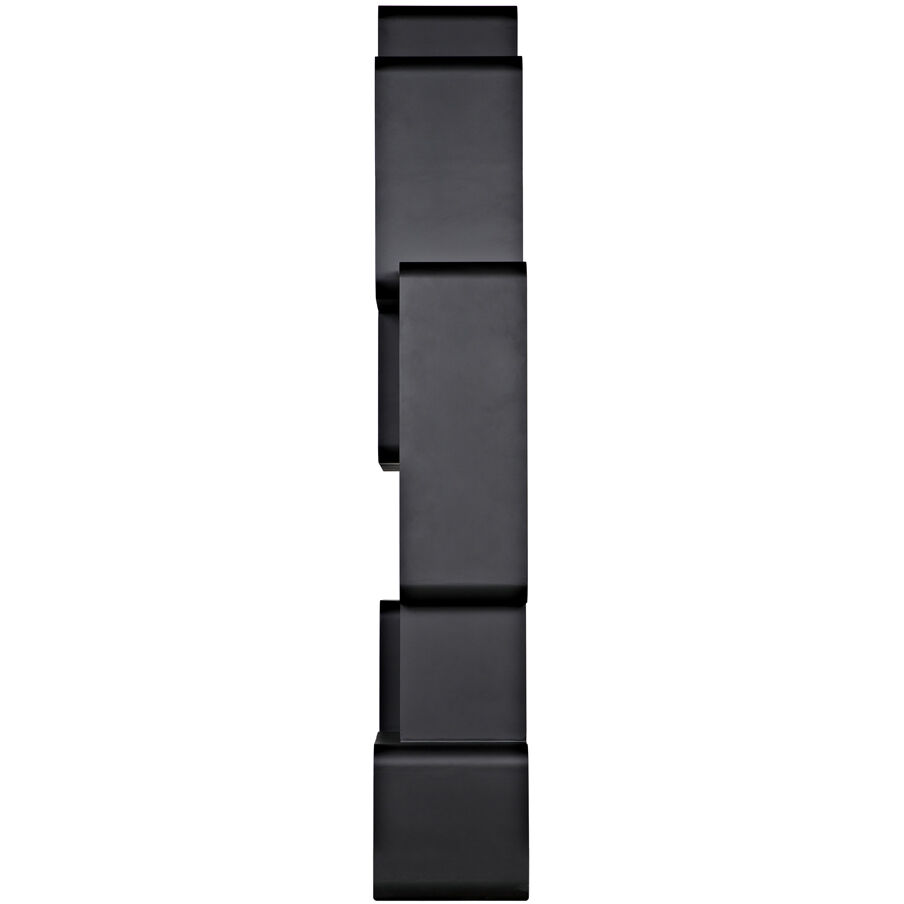 Larra Matte Black Bookcase