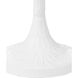 Piaf 69.5 inch 150 watt Gesso White Floor Lamp Portable Light