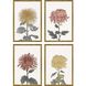 Florals Collection Green Framed Art