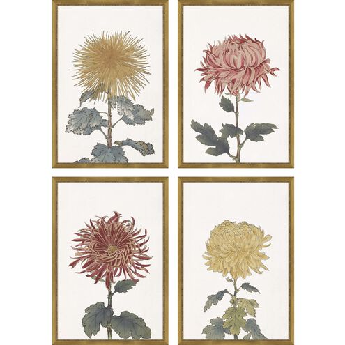 Florals Collection Green Framed Art