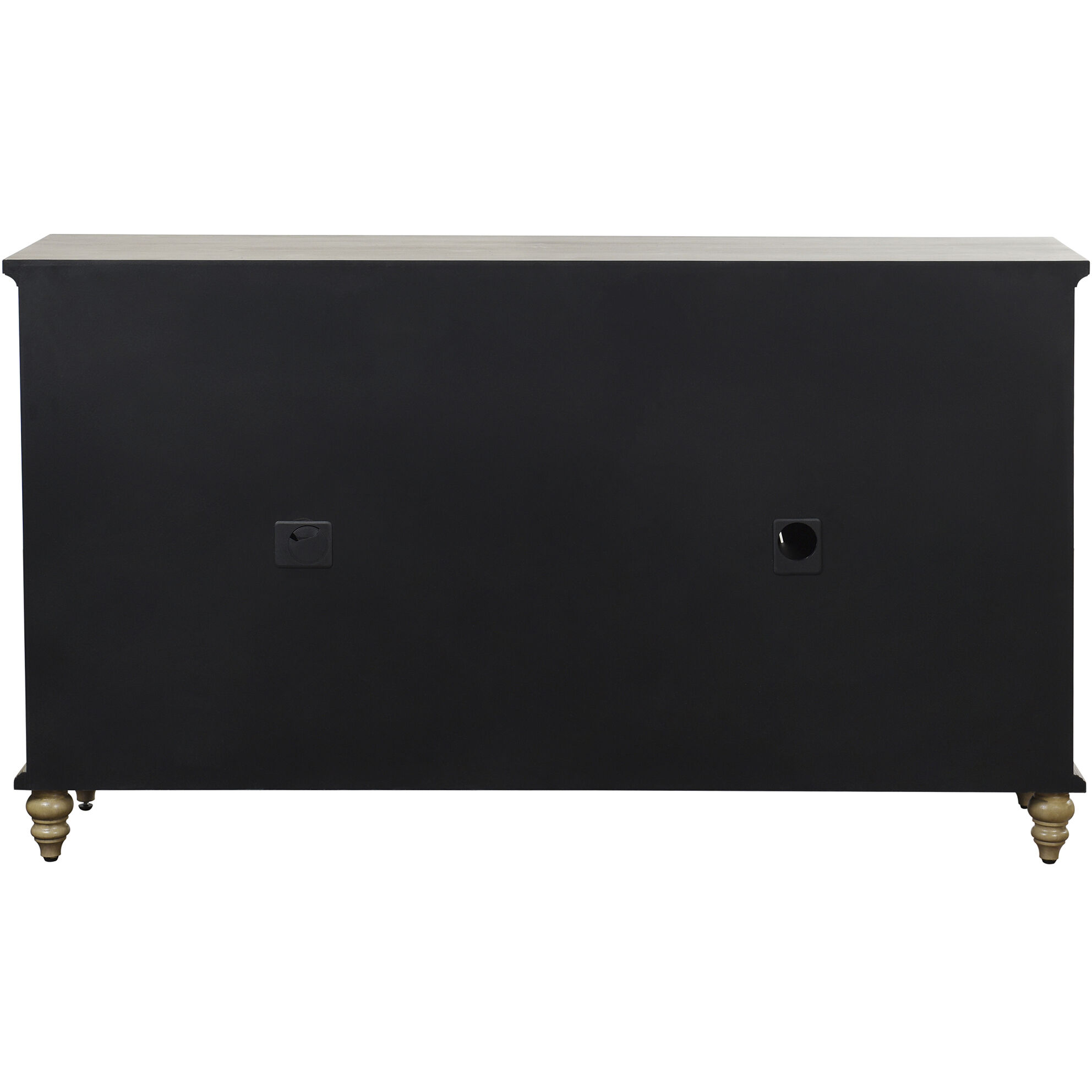 Crawford 59 X 15.7 inch Beige Brushed and Silver Sideboard