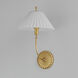 Kismet 1 Light 10.25 inch Gold Leaf Wall Sconce Wall Light