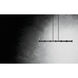 Sycara LED 5 inch Black Chandelier Linear Ceiling Light, Single