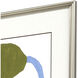 Florals Blue and Green and Multi and White Framed Art