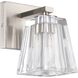 Valentin 1 Light 6 inch Brushed Nickel Vanity Light Wall Light