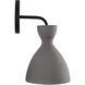 Aethera LED 8.63 inch Grey Cement Outdoor Wall Sconce