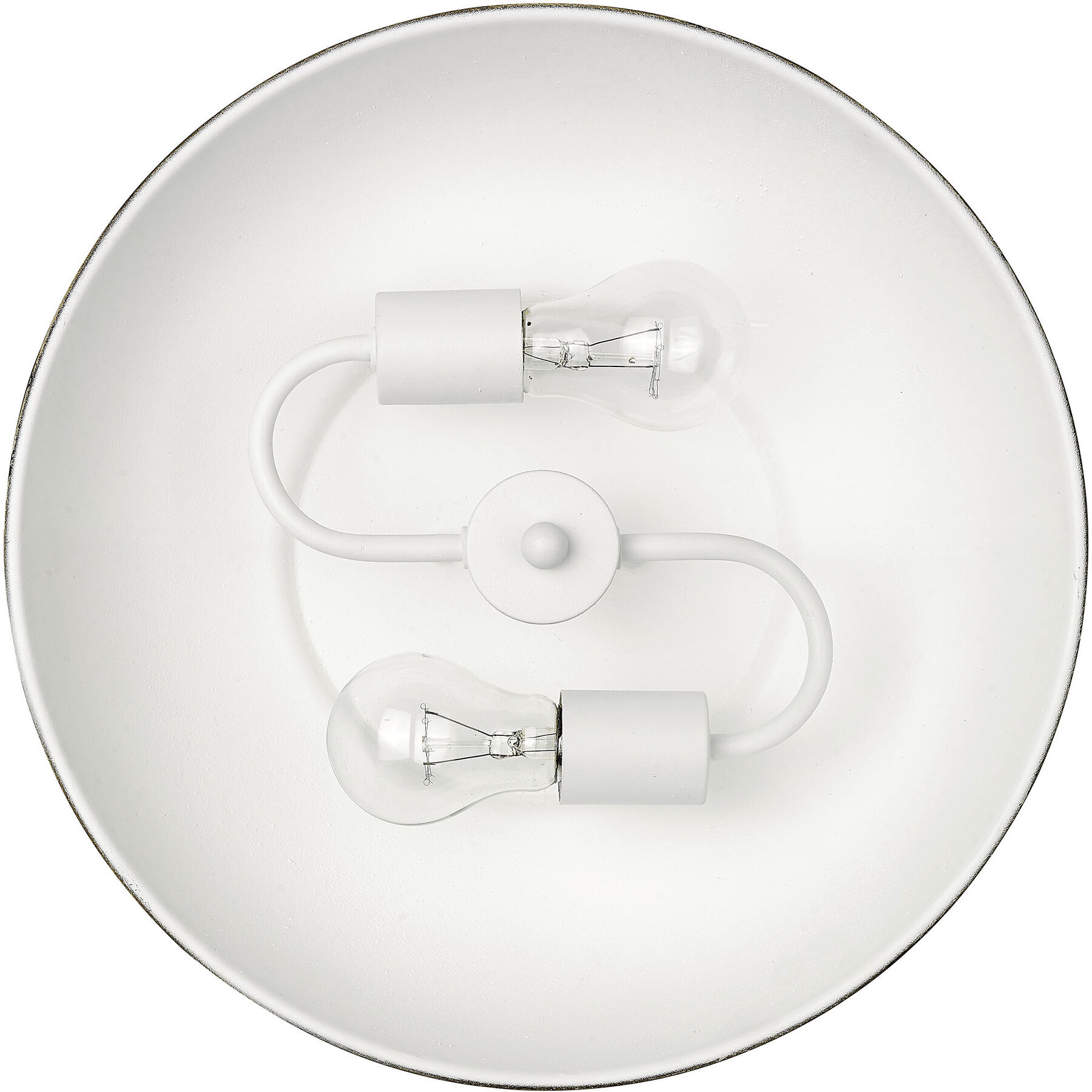 Kinsley 2 Light 14 inch Aged Galvanized Steel Flush Mount Ceiling Light in Antique Teal