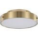 Canada LED 12 inch Brass Flush Mount Ceiling Light