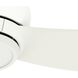 Mazzini 52 inch Matte White Outdoor Ceiling Fan