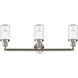 Franklin Restoration Dover LED 31 inch Brushed Satin Nickel Bath Vanity Light Wall Light in Seedy Glass, Franklin Restoration