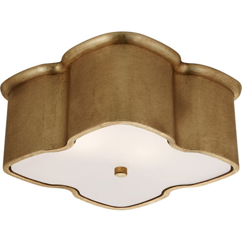 AERIN Bolsena 2 Light 11.75 inch Gild Flush Mount Ceiling Light