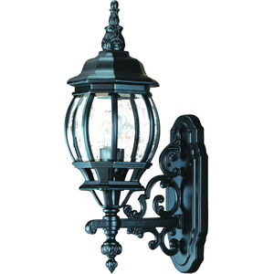 Chateau 1 Light 21 inch Matte Black Exterior Wall Mount