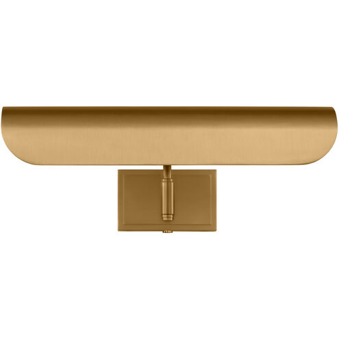 C&M by Chapman & Myers Hull 50 watt 13 inch Burnished Brass Picture Light Wall Light