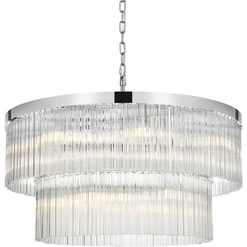 Harlow 14 Light 32 inch Chrome Chandelier Ceiling Light