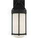 Richard June Otis 1 Light 15 inch Textured Black Outdoor Wall Light in LED