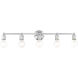 Lansdale 5 Light 34 inch Polished Chrome Vanity Sconce Wall Light