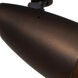 Mirage 1 Light 6 inch Bronze Flush Mount Ceiling Light
