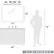 Duncan 4 Light 34 inch Chrome Bath Vanity Wall Light