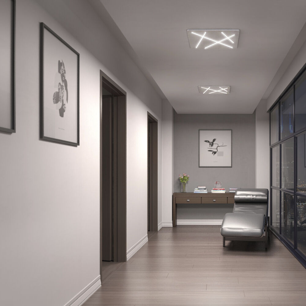 Tureis 17.75 inch Silver Flush Mount Ceiling Light