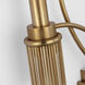 Fisher Weisman Sutton LED 16.75 inch Antique-Burnished Brass Sconce Wall Light
