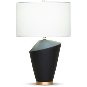 Gavin 22 inch 150.00 watt Black Matte Table Lamp Portable Light