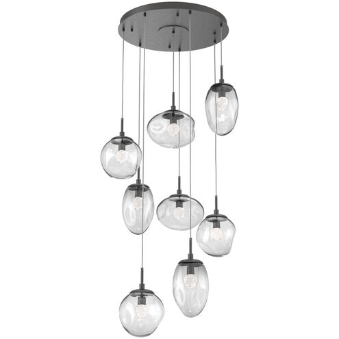 Cosmos LED LED Graphite Chandelier Ceiling Light, Round Multi-Port