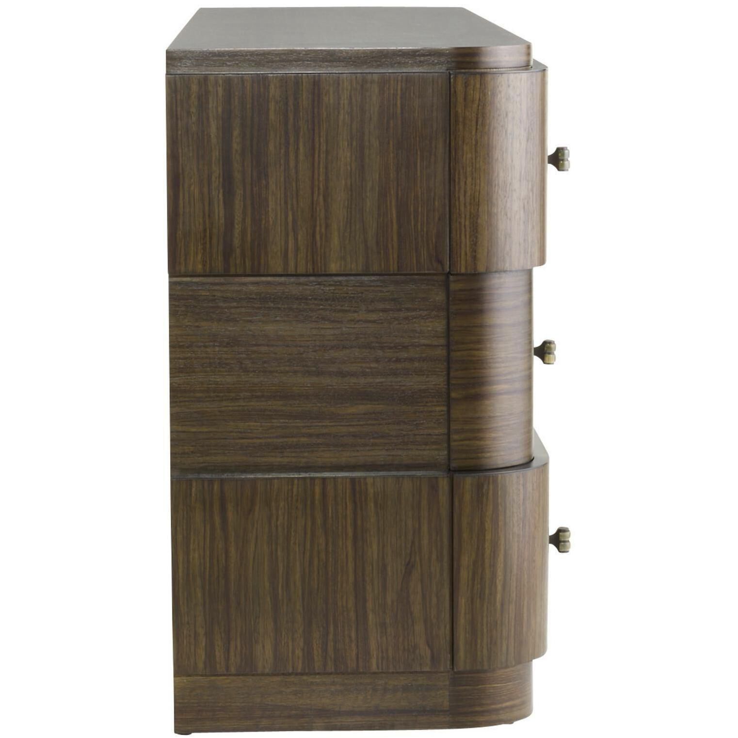 Jacques Brindle and Natural Faux Horn with Bronze Chest