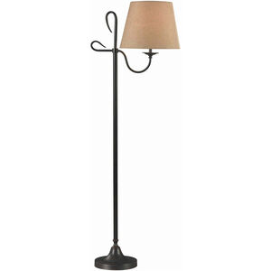 Cromwell 17 inch 100.00 watt Golden Flecked Bronze Floor Lamp Portable Light
