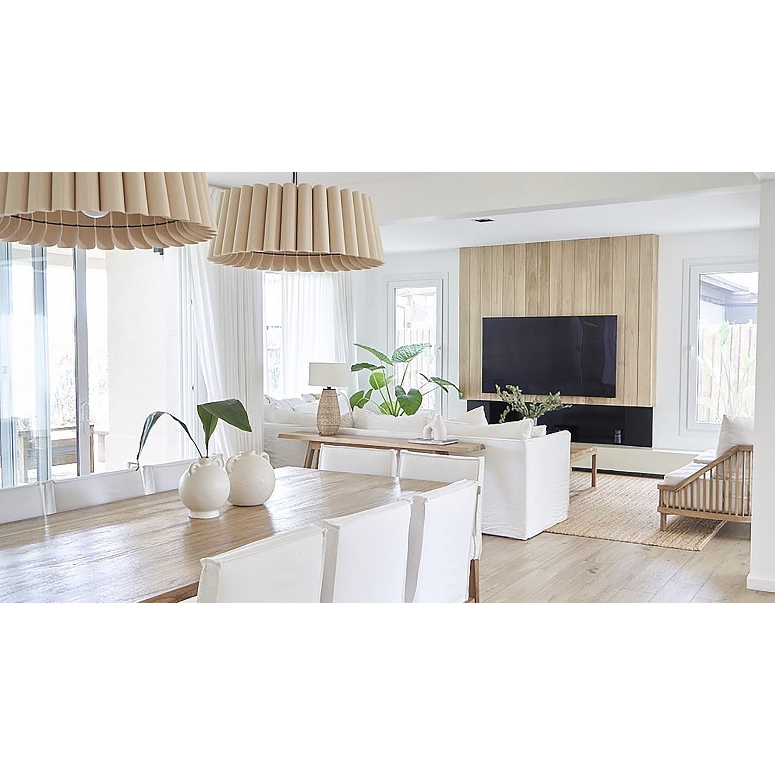 Renata 31.5 inch Ash Pendant Ceiling Light in Ash/Ash, 32 in, WEP Collection