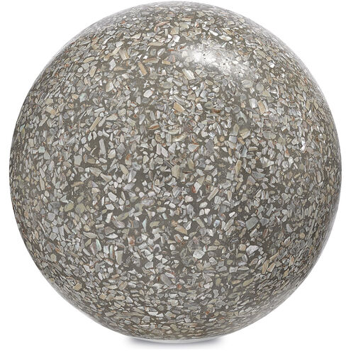 Abalone Abalone Concrete Ball Decorative Accent, Small