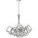 Ensemble LED 42.5 inch Polished Nickel Chandelier Ceiling Light
