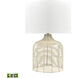 Crawford Cove 26 inch 9.00 watt Bleached Table Lamp Portable Light