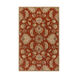 Caesar 180 X 144 inch Red and Neutral Area Rug, Wool