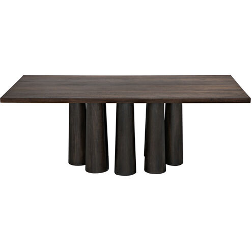 Severity 84 X 44 inch Ebony Dining Table