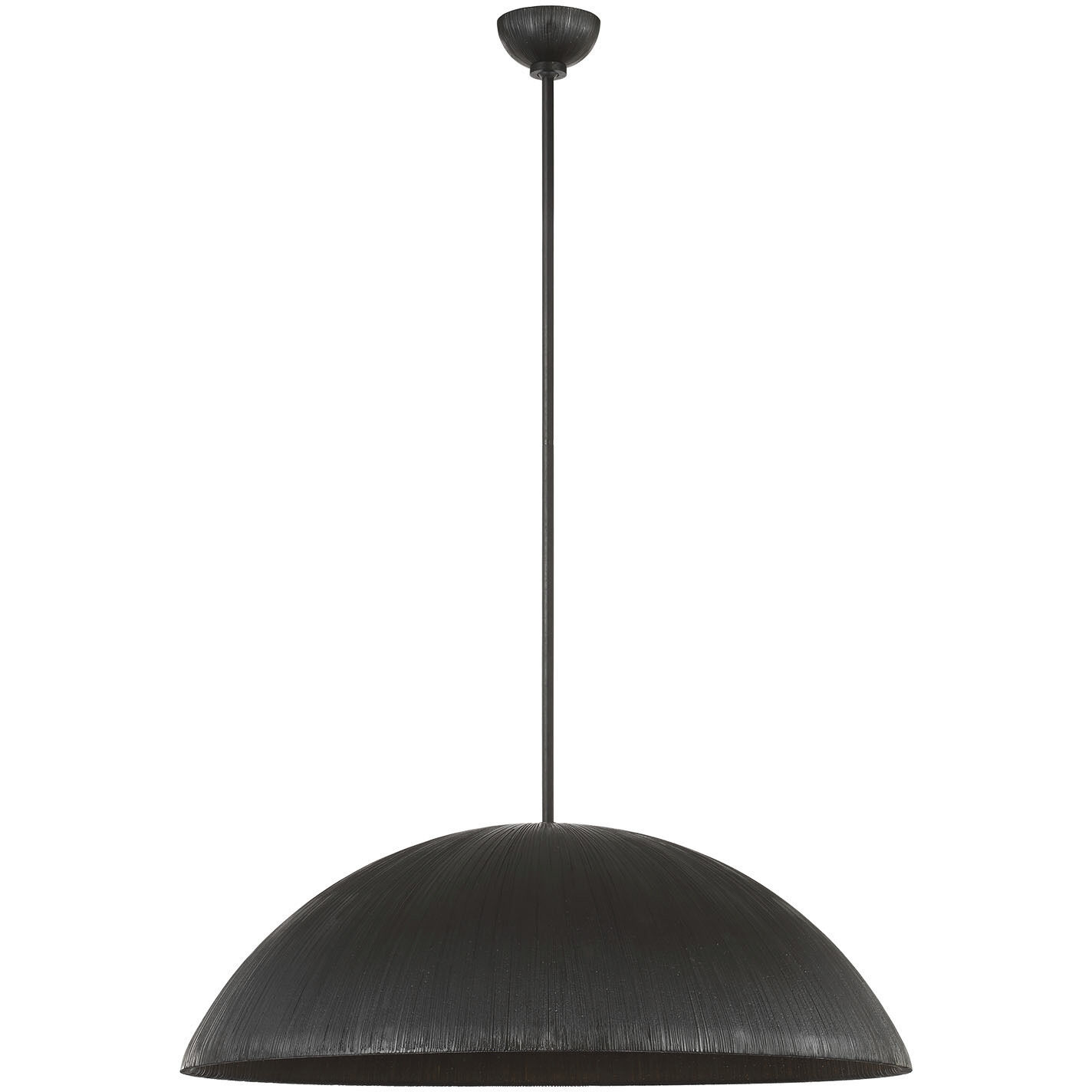 Kelly Wearstler Utopia LED 30 inch Aged Iron Sculpted Pendant Ceiling Light