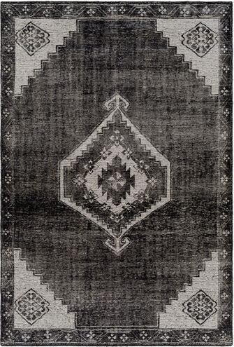 Burnley 108 X 72 inch Black Rug in 6 X 9, Rectangle