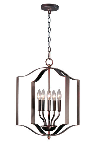 Provident 5 Light 18 inch Oil Rubbed Bronze Single Pendant Ceiling Light