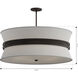 Dalvor 6 Light 36 inch Dark Bronze Pendant Ceiling Light