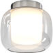 Aquina 1 Light 9.45 inch Polished Chrome Bathroom Ceiling Light