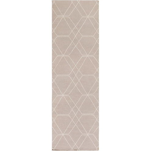 Seabrook 36 X 24 inch Neutral and Blue Area Rug, Wool