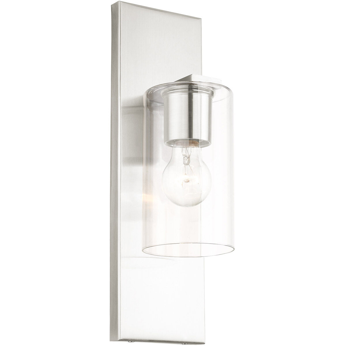 Zurich 1 Light 5 inch Brushed Nickel Sconce Wall Light