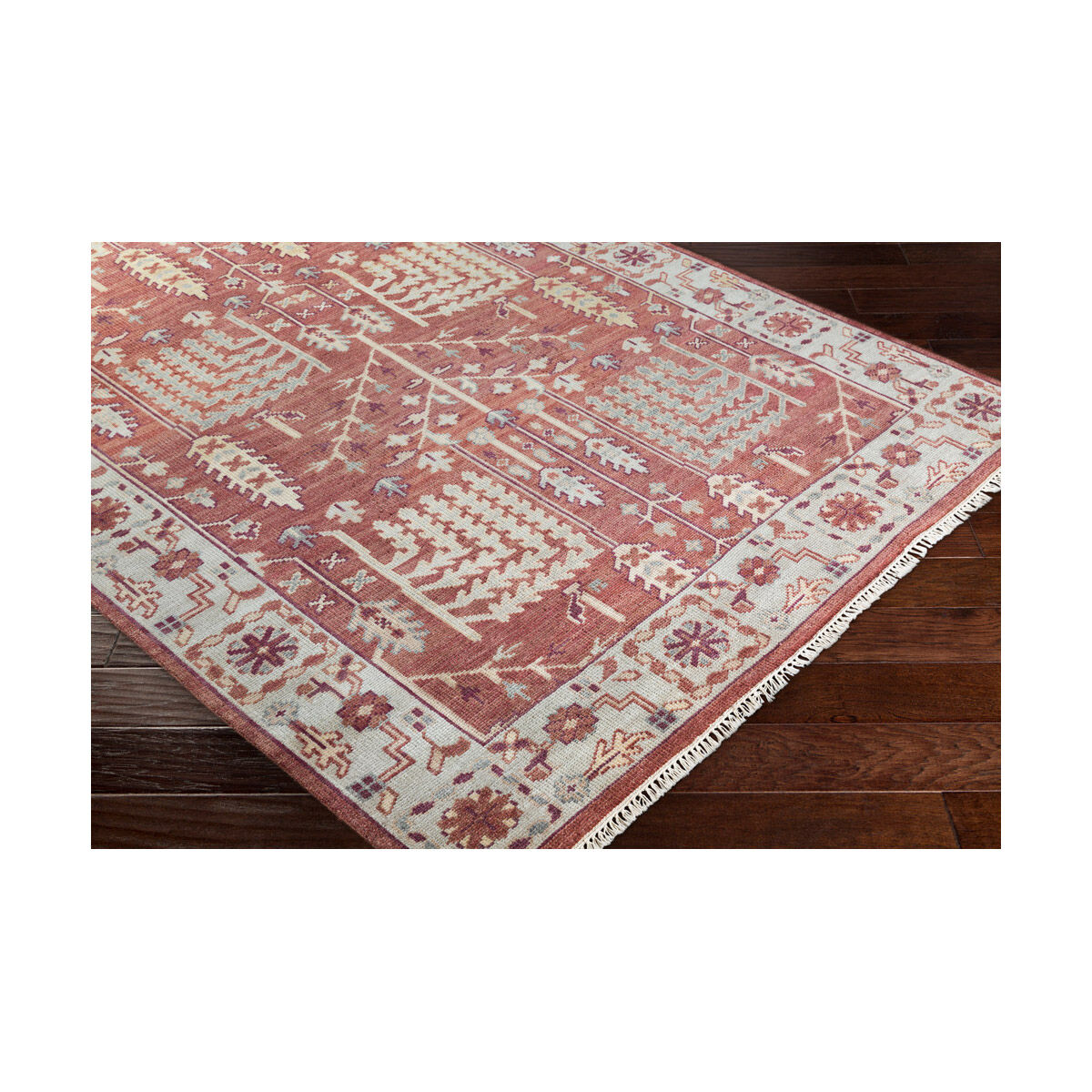 Elixir 36 X 24 inch Clay/Burgundy/Khaki/Sea Foam/Butter/Tan Rugs, Wool